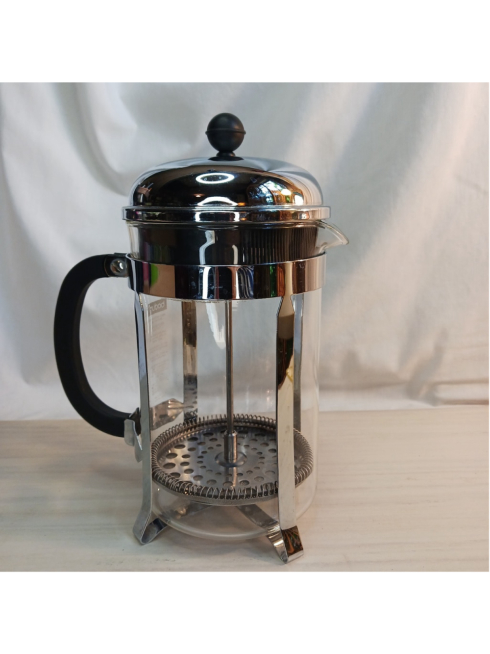 Bodum Chambord The Original French Press 8 Cup Coffee Maker 34 OZ Silver